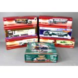 Seven Corgi limited edition haulage lorries and commemorative set to include Woodside Haulage