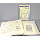 A group of 18th century and later maps, some examples hand coloured to include a map of Rutland sold