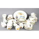 A group of ceramics to include a Royal Worcester part dinner / tea service in the "Evesham" pattern