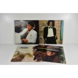 A group of Michael Jackson vinyl LPs to include Thriller and Off The Wall.