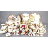 A large collection of Royal Albert "Old Country Rose" ceramics to include tureens, teapot, cups