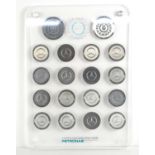 Formula 1 memorabilia: A complete set of Mercedes Formula 1 team medals, awarded to the members of
