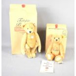 Two Steiff teddy bears. "Centenary Bear" and "Petsy both boxed and with certificates.