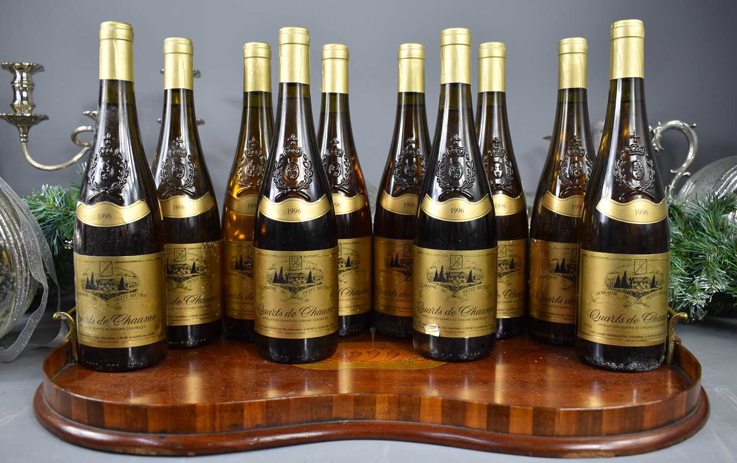 Ten bottles of Domaine Du Petit Metris Quarts de Chaume, France, 1996, 75cl.