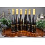 Six bottles of Kestener Paulins-Hofberger Reisling-Eiswein, 1999er, 375ml.