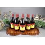 Eight bottles of Graf Istvan, Bohotin, Merlot and Cabernet Savignon, sweet red, 2006, 750ml.