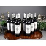 Twelve bottles of Chateau La Fleur de Gay, Pomerol red wine, 1998, 750ml