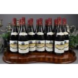 Twelve bottles of Echezeaux Grand Cru, Domaine Du Clos Frantin, France, 1996, 75cl.