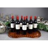 Nine bottles of Chateau Fleur de Jean Gue red wine, Lalande de Pomerol, 1998, 750ml.