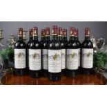 Twelve bottles of Chateau La Becasse, Pauillac, Grand Vin De Bordeaux, France, 1995, 750ml.