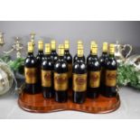 Twelve bottles of Chateau Batailley red wine, Grand Cru Classe, Pauillac 2000, 750ml.