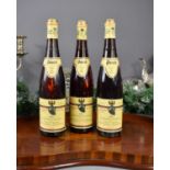 Three bottles of St Johanner Geyersberg, Beerenauslese Rheinhessen, Germany, 1990, 750ml.