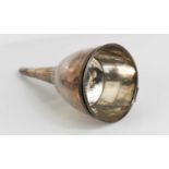 A Georgian early 19th century silver wine funnel, London 1802, 4.06toz.