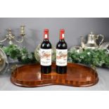 Two bottles of Marques de Murrieta, Castillo Ygay, Rioja wine, 2001, 750ml.