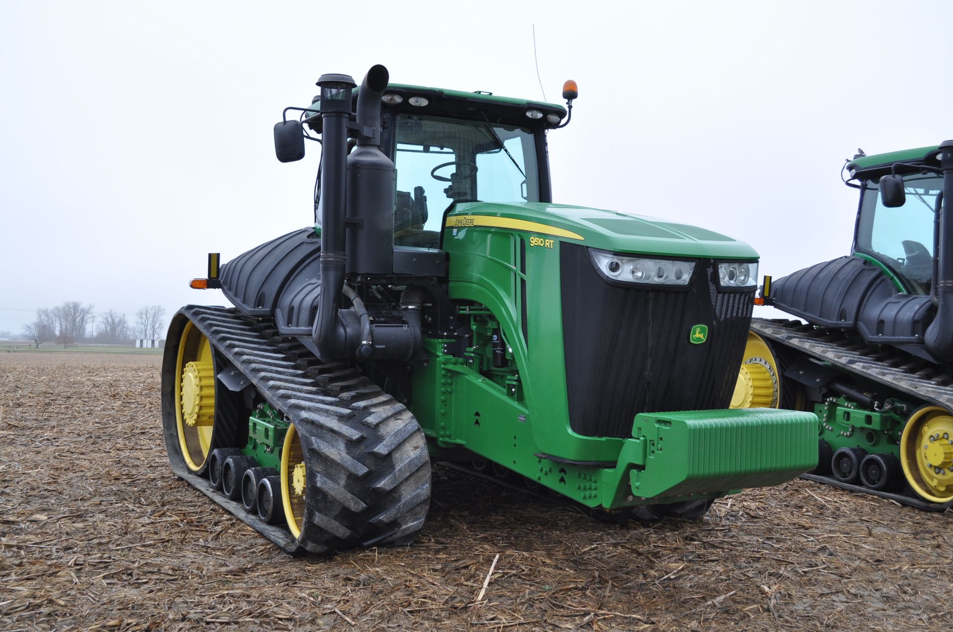 John Deere 9510RT track tractor, 36” belts, front weights, Powershift, 5 hyd remotes, 1000 PTO - Image 2 of 34