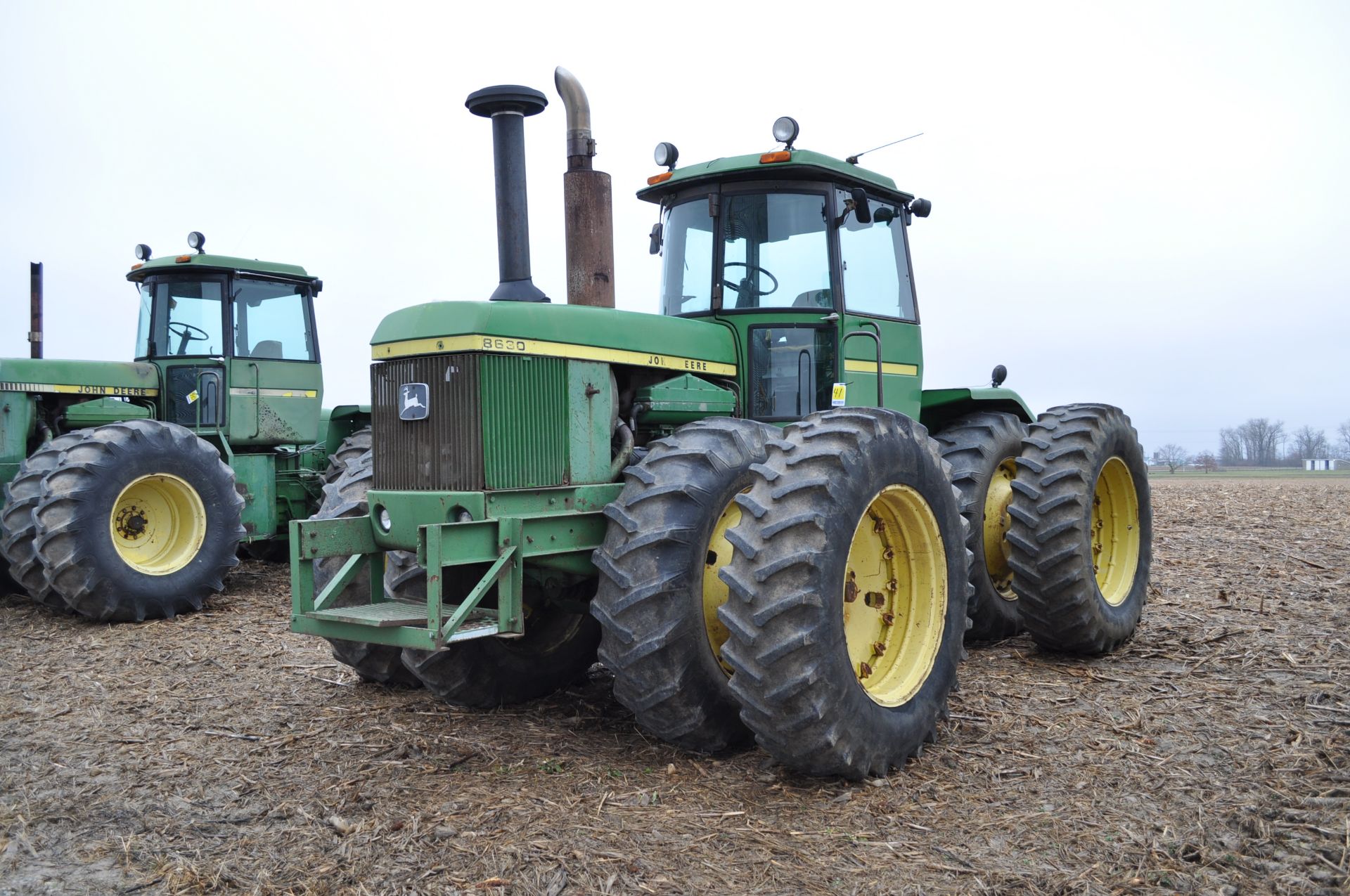 John Deere 8630 4WD tractor, 18.4-38 duals, 3 hyd remotes, 3 pt, quick hitch, 1000 PTO