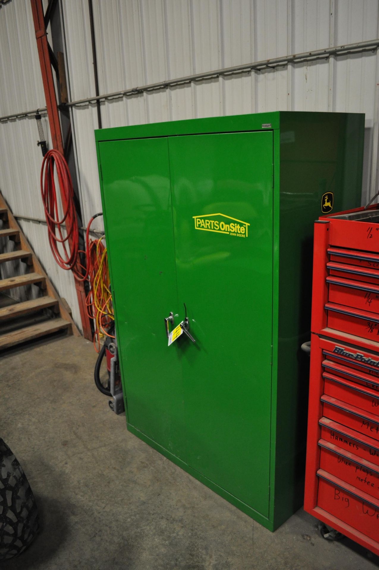 John Deere Parts OnSite parts cabinet