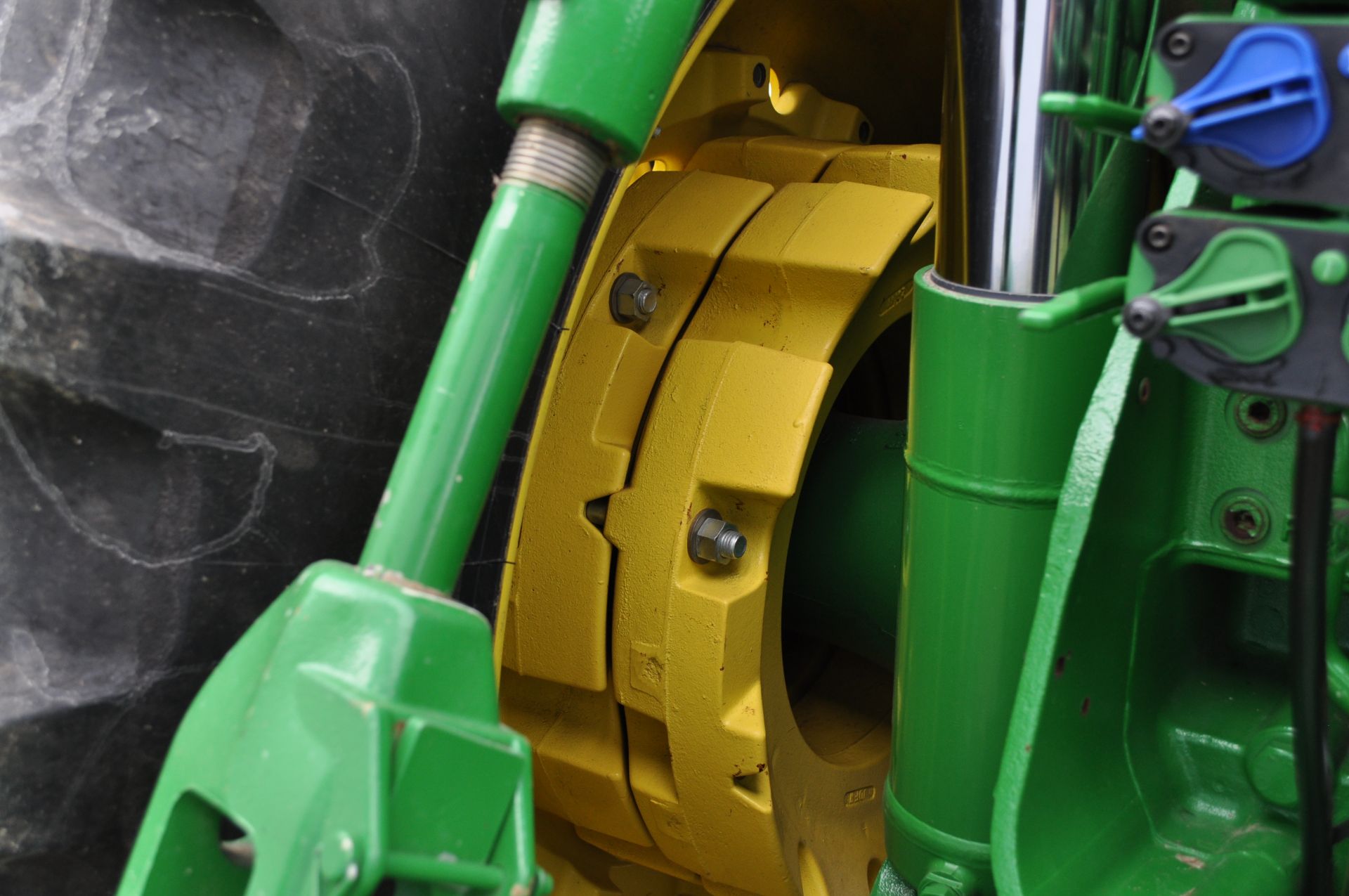 John Deere 8285R tractor, MFWD, 480/80 R 46 duals, 420 / 90 R 30 front, fenders, powershift - Image 20 of 31