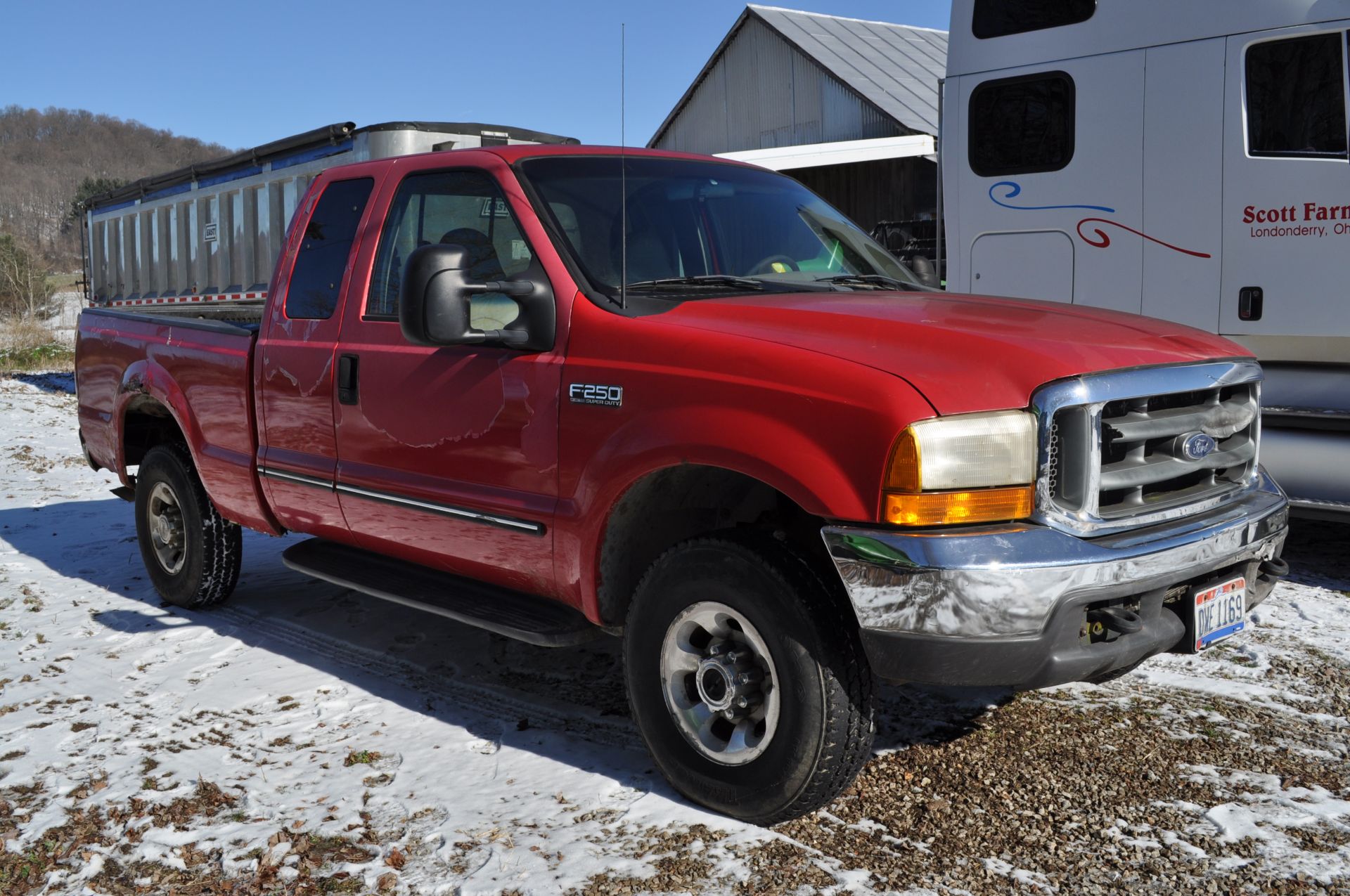 1999 Ford F250 pickup, ext cab, short bed, 7.3 Power Stroke diesel, auto, 4x4, 235/85R16 tires - Image 2 of 27