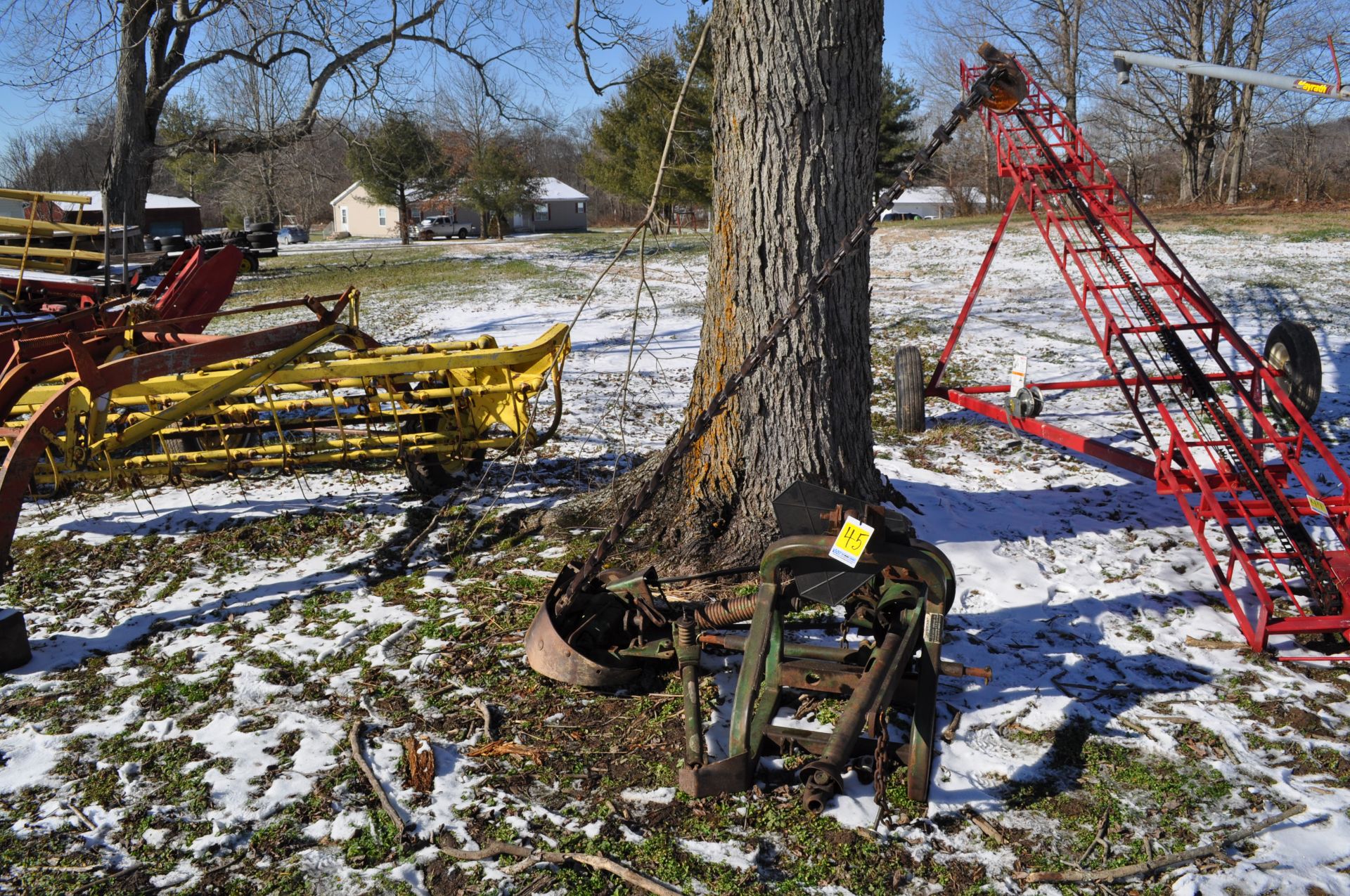 7’ John Deere 3pt sickle mower, 540 PTO, manual fold, SN 526344