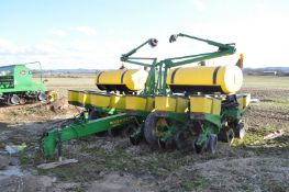 John Deere 1760 conservation planter, 12 row x 30”, hyd front fold, on row seed boxes, spring DP