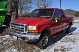 1999 Ford F250 pickup, ext cab, short bed, 7.3 Power Stroke diesel, auto, 4x4, 235/85R16 tires
