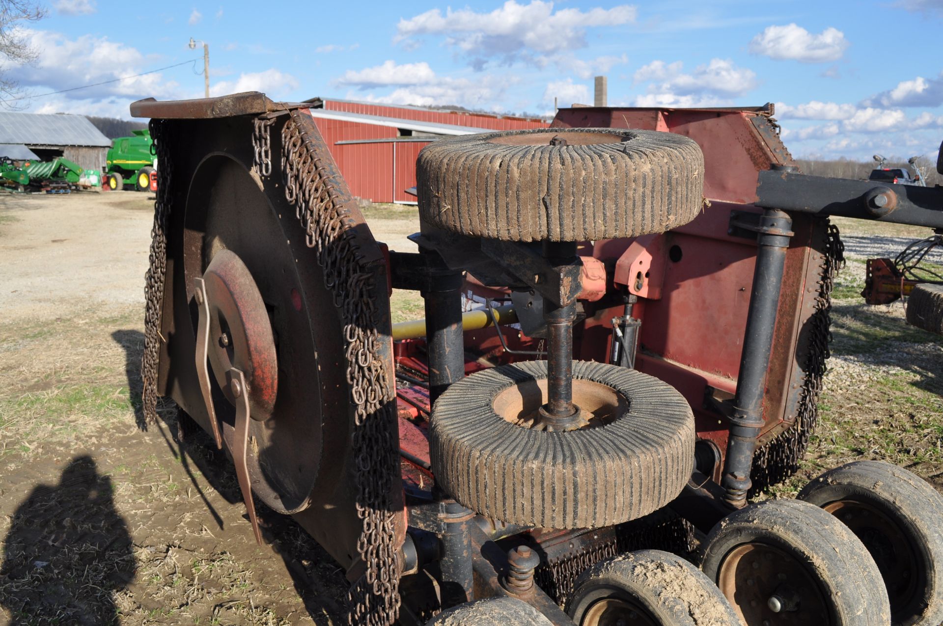 15’ Bush Hog 2615 Legend rotary mower, (4) air plane tires, (4) laminated tires, 540 PTO, hyd fold - Image 12 of 14