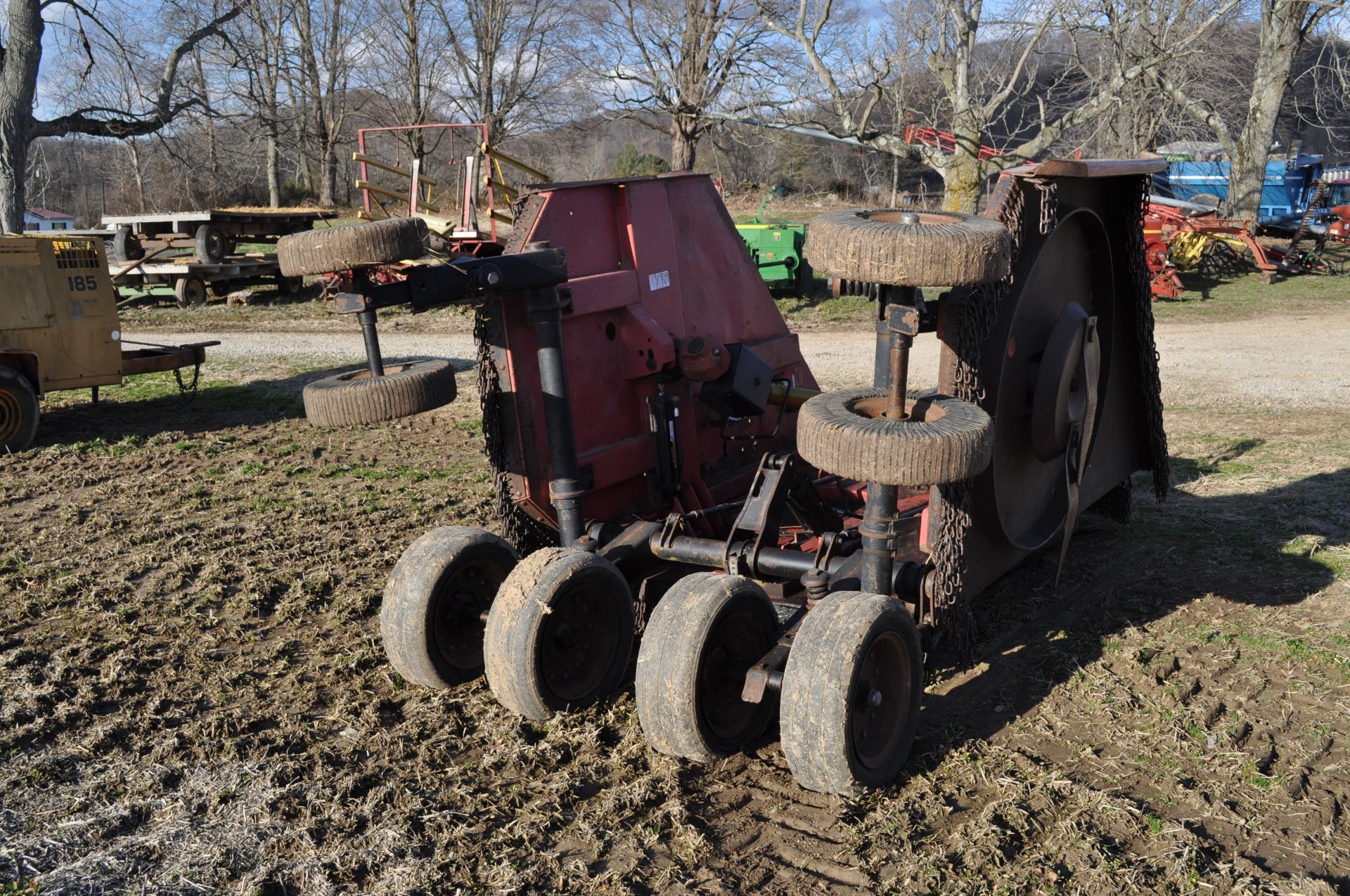 15’ Bush Hog 2615 Legend rotary mower, (4) air plane tires, (4) laminated tires, 540 PTO, hyd fold - Image 3 of 14