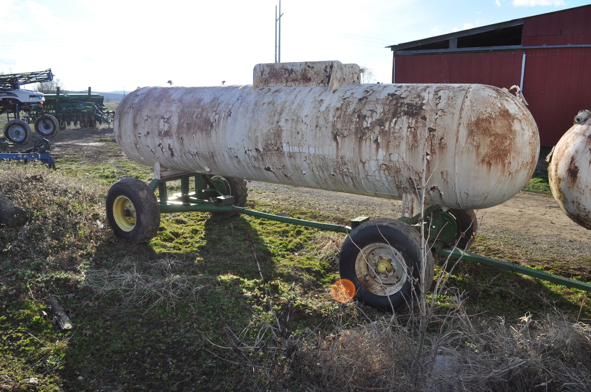 1000 gal NH3 tank on gear, NO TAG - Image 4 of 10