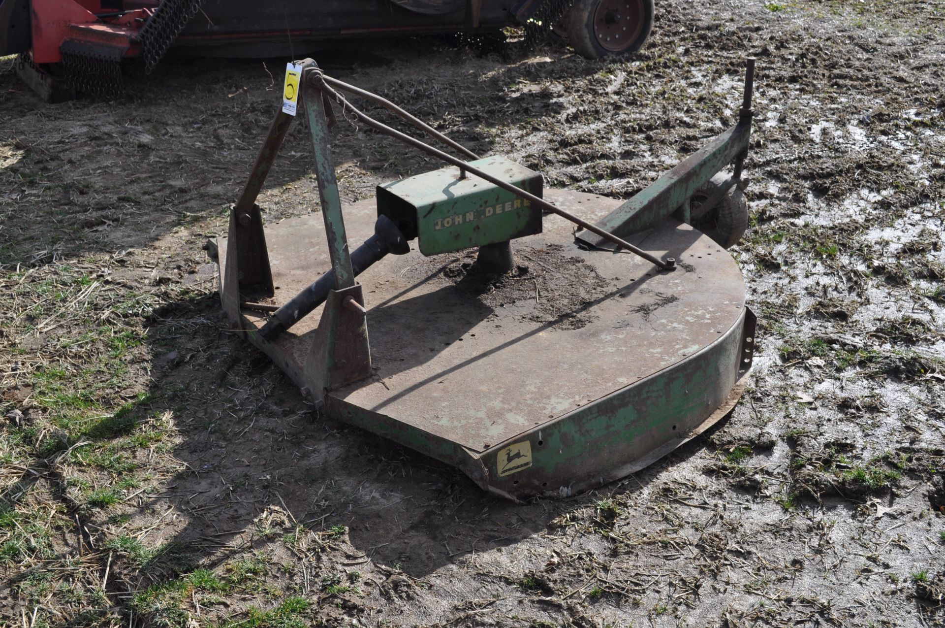 5’ John Deere 205 rotary mower, 3 pt, 540 PTO