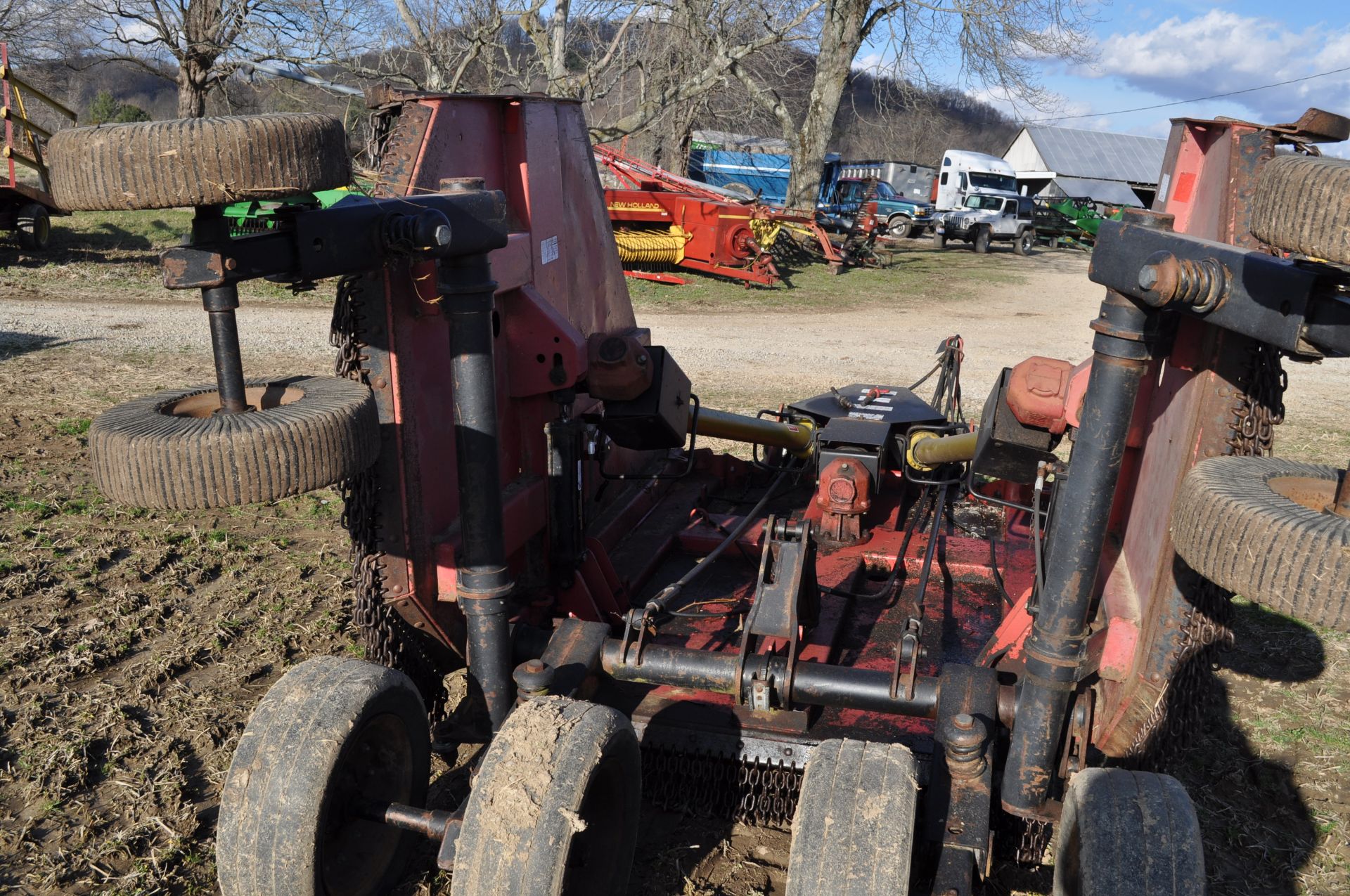 15’ Bush Hog 2615 Legend rotary mower, (4) air plane tires, (4) laminated tires, 540 PTO, hyd fold - Image 14 of 14