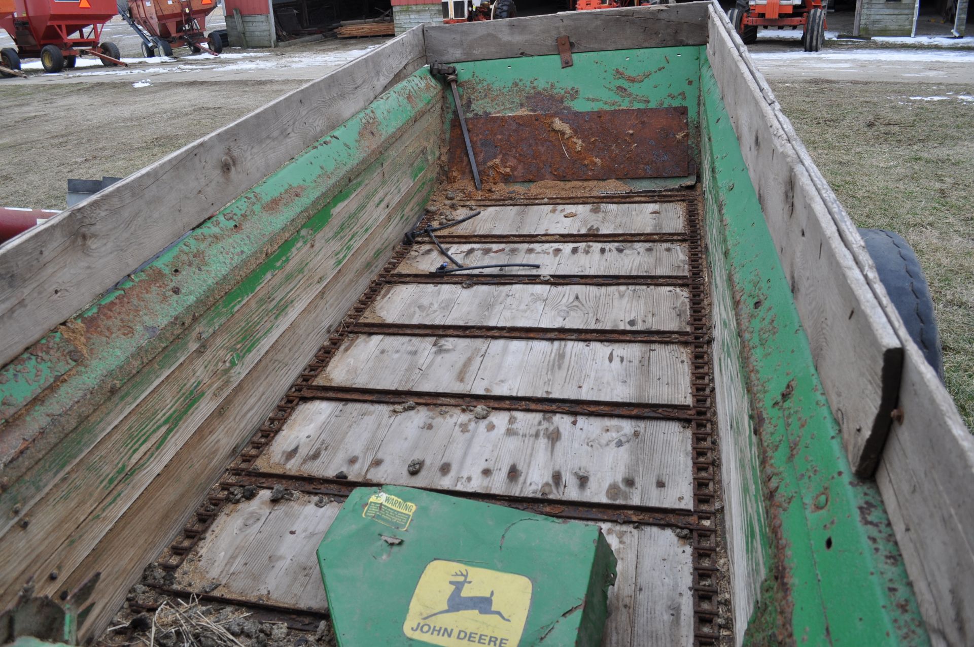 John Deere 40 manure spreader, single beater - Image 6 of 10