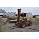 Clark forklift, 4000 lb LP, dual stage, dual front wheels, 48” forks, SN IT40-190-877