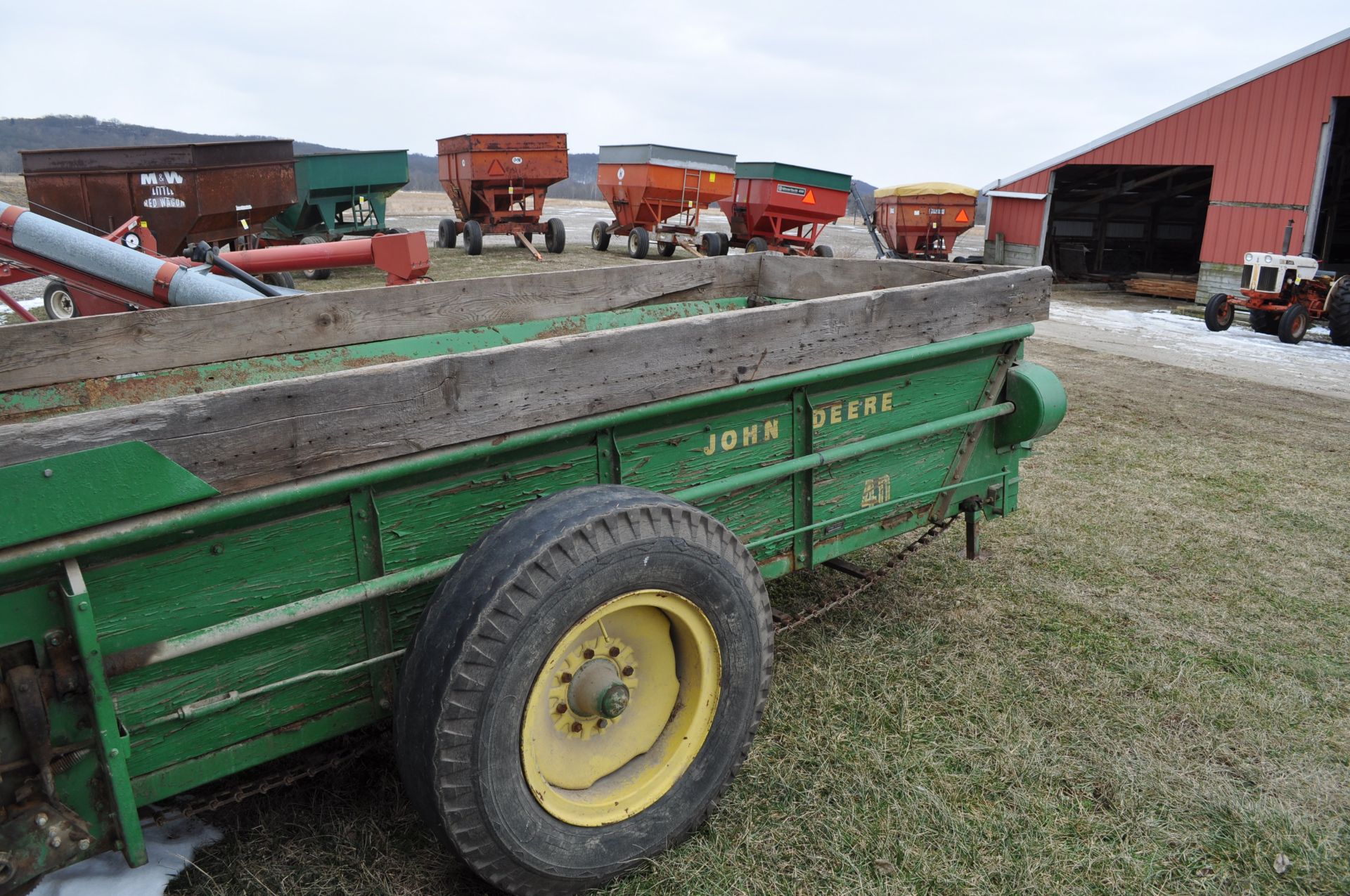 John Deere 40 manure spreader, single beater - Image 4 of 10