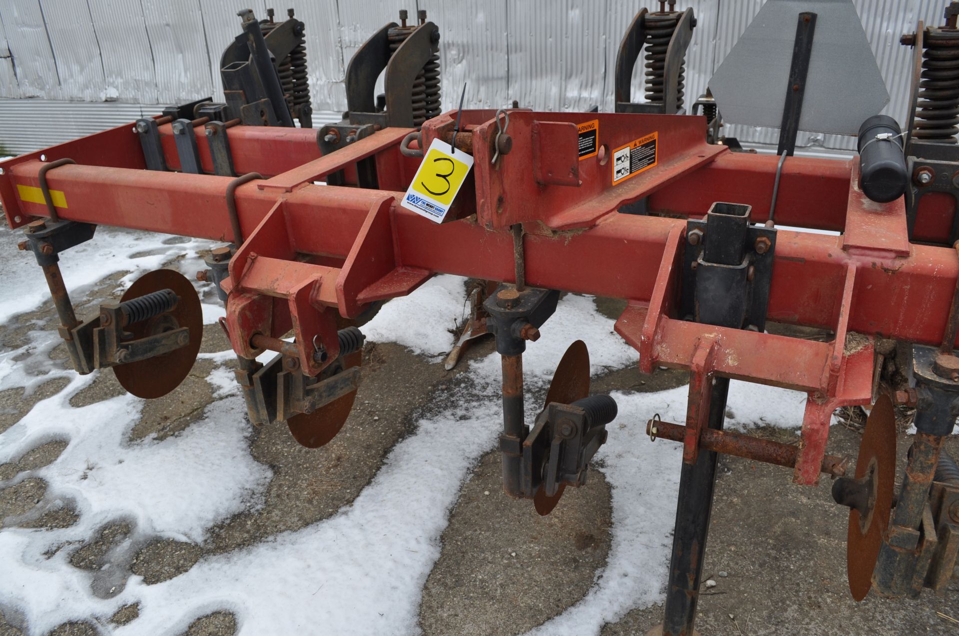 Case International 2500 B Ecolo-Till 5-shank ripper, berm tuck wheels, SN 1FH0006025 - Image 9 of 16