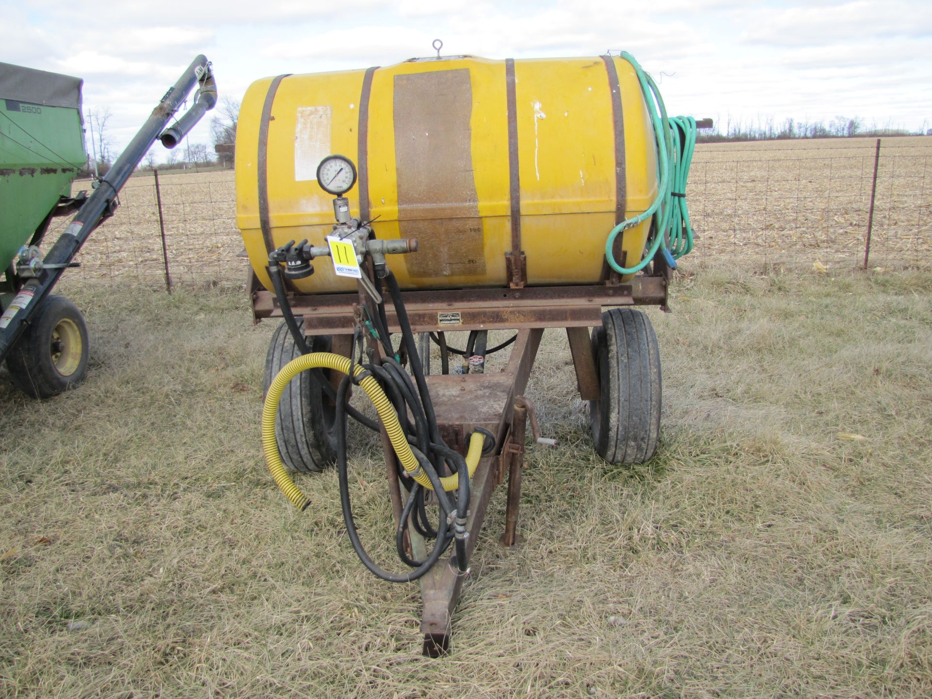 300 gal Continental Belton sprayer, 8' boom, model RD8, SN 1304