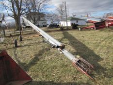 8’’x 57’ Hutchinson auger, top drive, 540 PTO, manual raise and lower, SN 419846