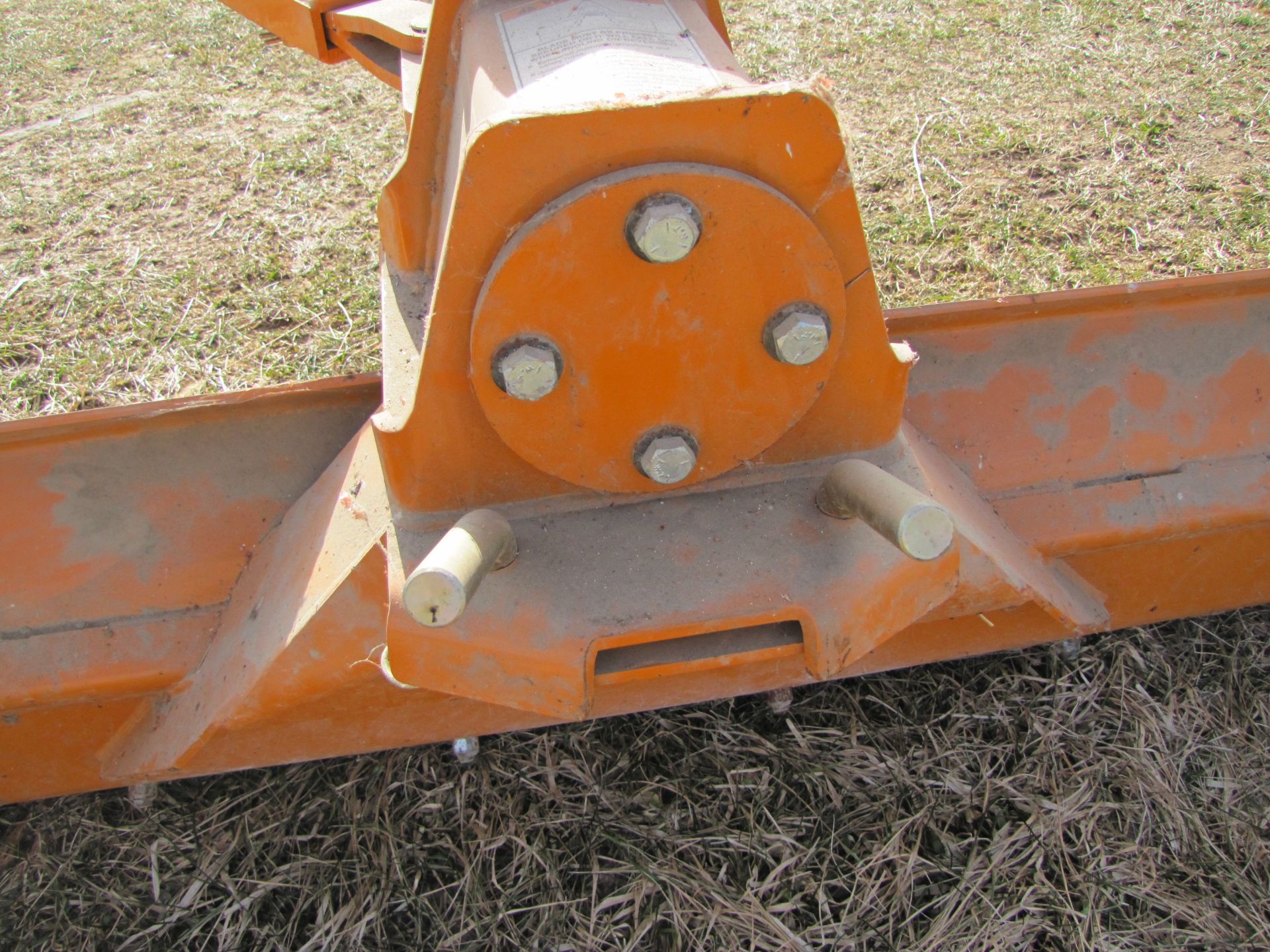 8’ Woods grader blade, HBL 96-2, adj angle, 3-pt, SN 1202813 - Image 10 of 14