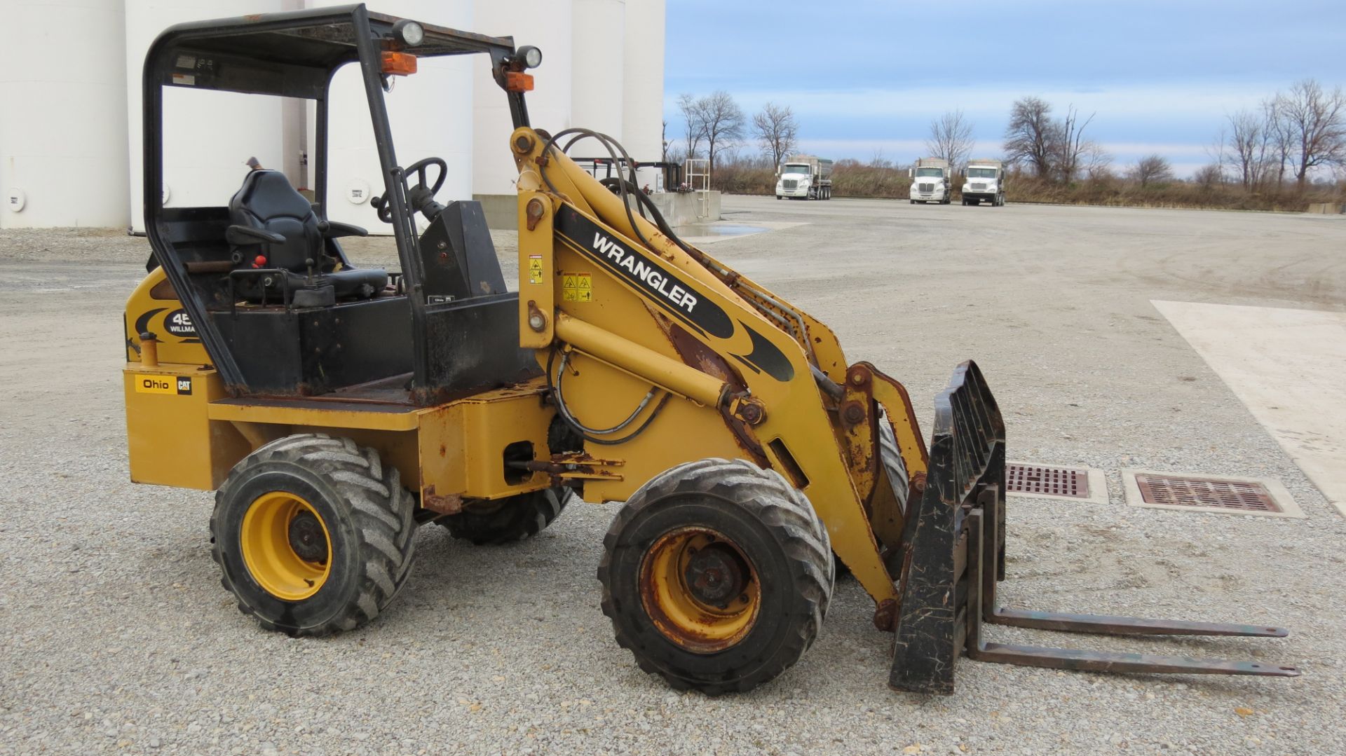 2012 Willmar Wrangler 4560 wheel-loader, 74'' bucket, 42 '' forks, 3811 hrs, SN 4560HCN001021 - Image 7 of 27