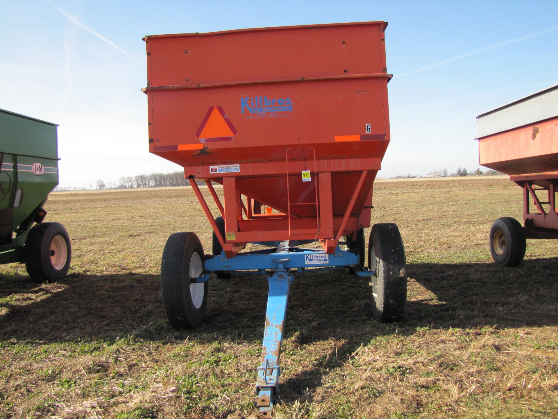 Killbros 385 gravity bed wagon, 11 R 22.5 tires - Image 2 of 18