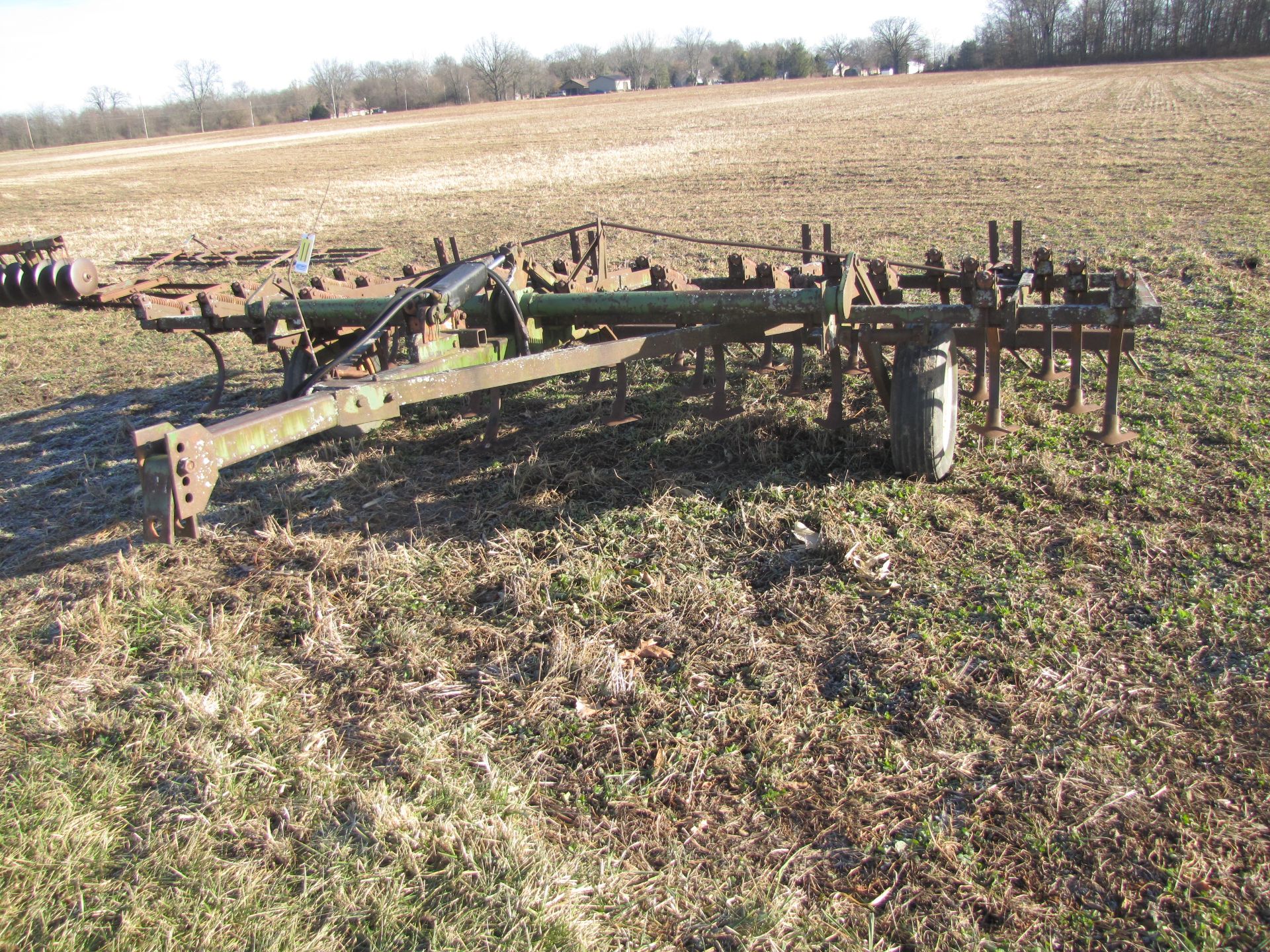 16’ Glenco field cultivator, single bar harrow