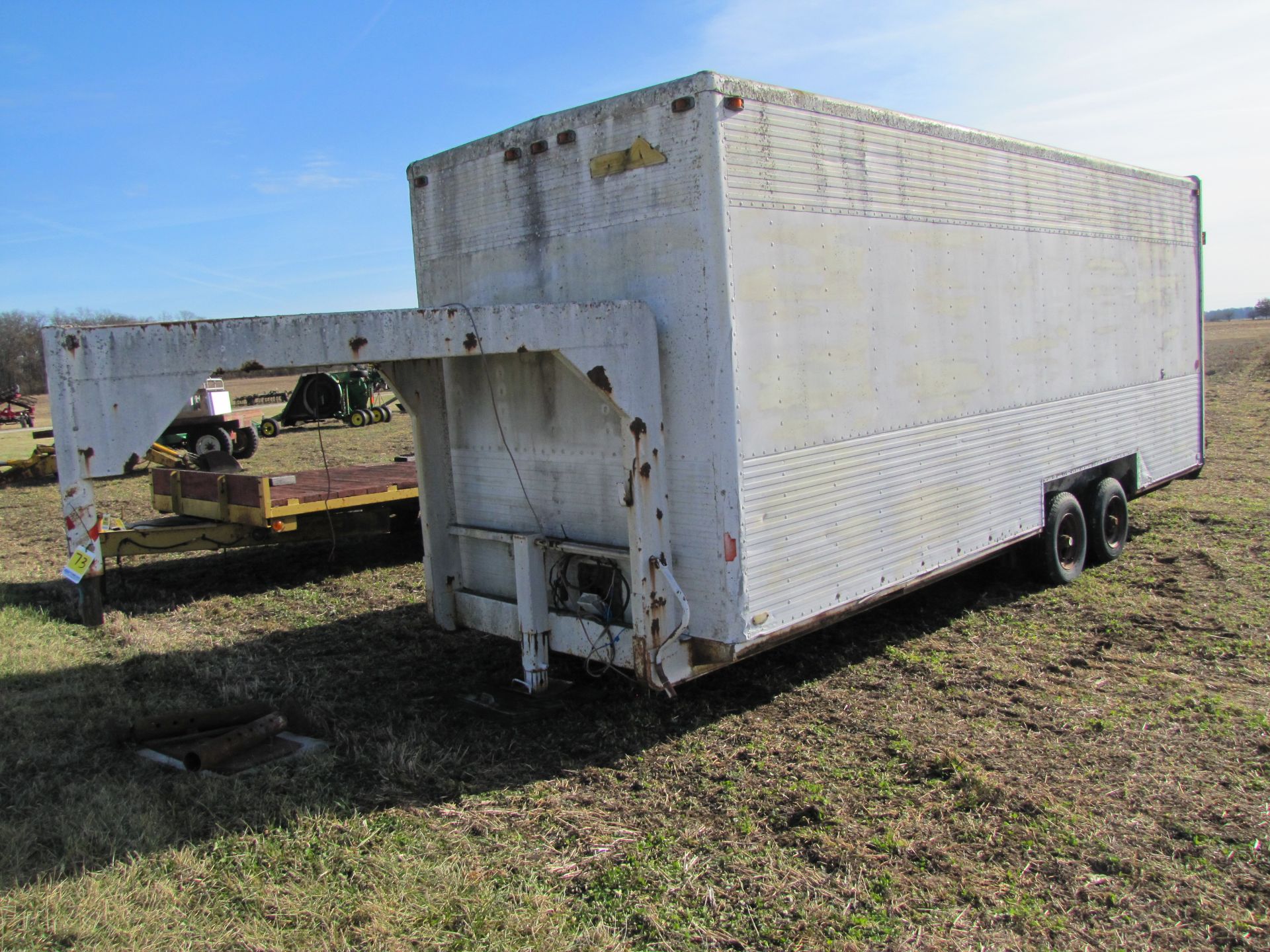 8’ x 21’ Enclosed Box Trailer, tandem axle, goose neck - Image 3 of 21