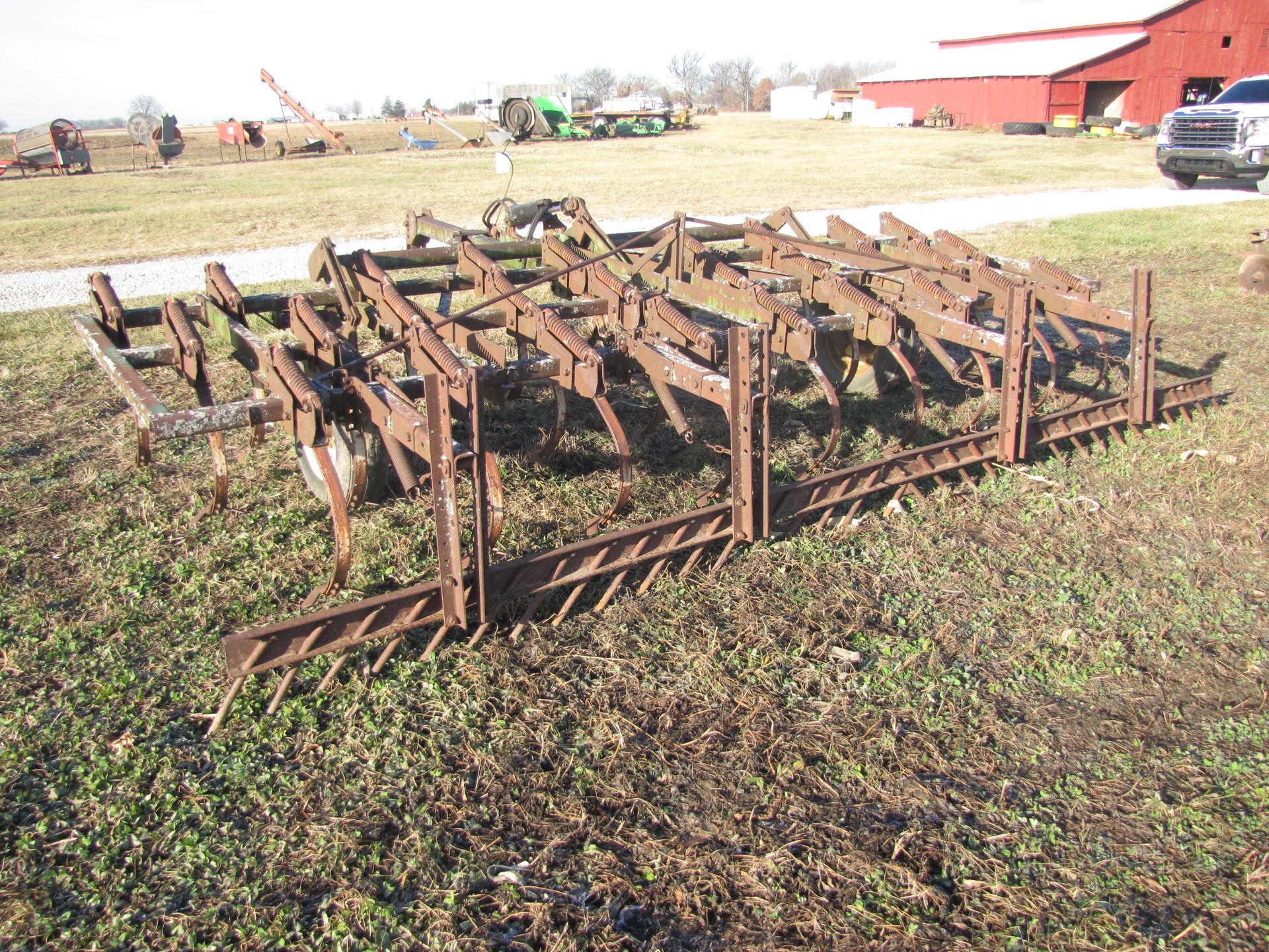 16’ Glenco field cultivator, single bar harrow - Image 2 of 13