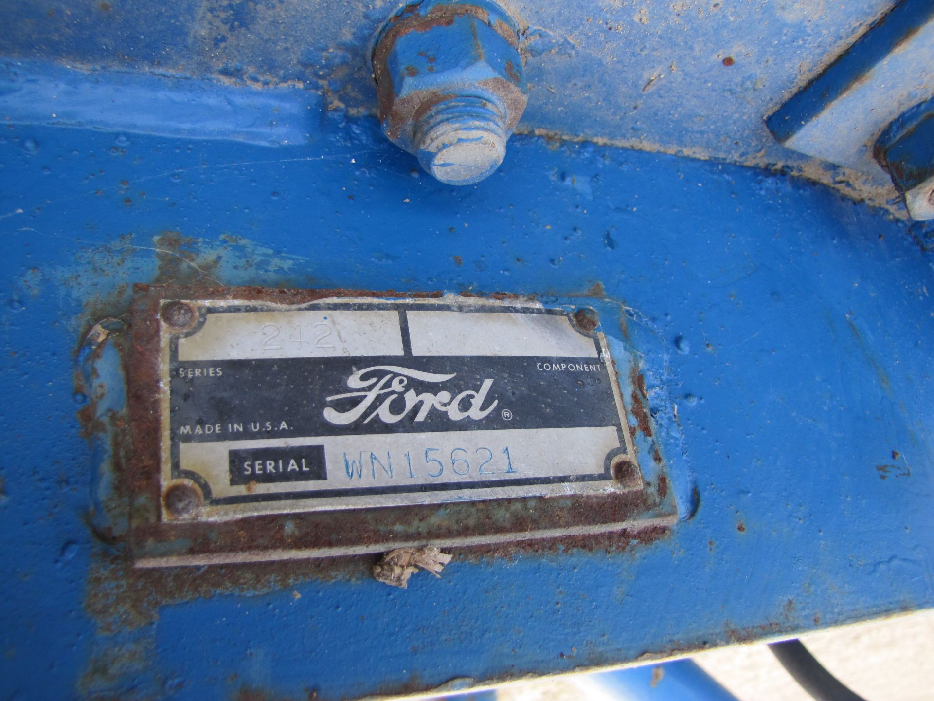 21’ Ford 242 disc, hyd fold, rock flex, 9” spacing w/ single bar harrow, same as White 271 - Image 30 of 30