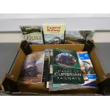 Cumbrian & Northern Railways.  A carton of various books & softback publications.