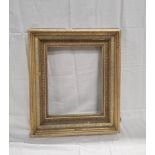 19th century giltwood picture frame, overall 64cm high, 57cm wide.