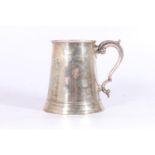 Victorian silver tankard by Joseph Angell II, London, 1872, retailers mark to base 'Angell &