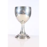 Antique silver goblet, the marks appear to be for Ann Robertson, Newcastle, but this is unconfirmed,