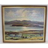 Norman S. McNeil (20th Century Scottish). West coast landscape, possibly the Kyles of Bute and the