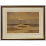 Edward Horace Thompson (1879-1949). View of the Solway Firth. Watercolour. 29.5cm x 44cm. Signed.